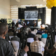 A panel discussion with former Amin cabinet ministers Henry Kyemba and Edward Rugumayo at the Uganda Museum in May.